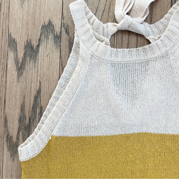 Mine Women’s Striped Multicolor Knit Tank Top Size Small - Picture 4 of 12